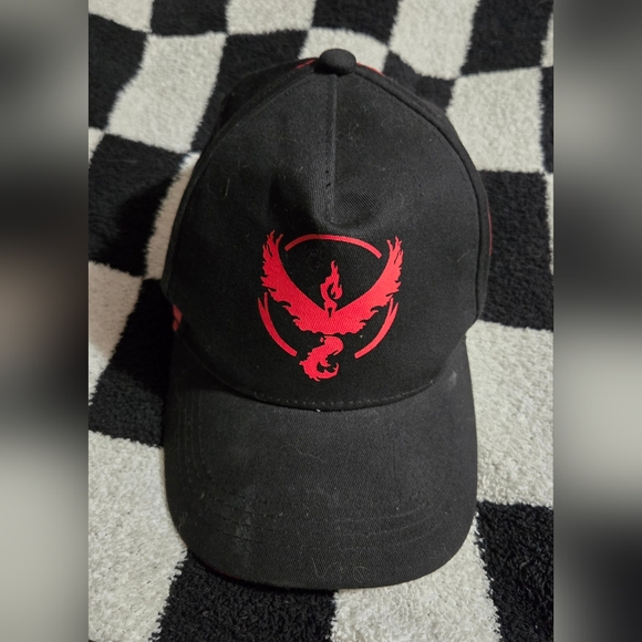 Men's POKEMON GO Team Valor Moltres adjustable hat - Picture 1 of 2